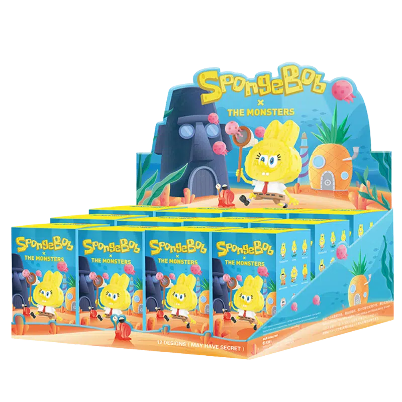 boîte mystère laboubou Bob l'éponge