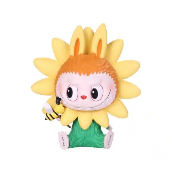 Figurine Labubu Helianthus Sun Flower The Monsters Flower Elves Series