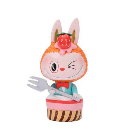 Figurine Labubu Panna cotta cake The Monsters Patisseries Series