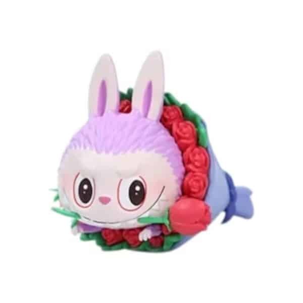 Figurine Labubu Rose Labubu The Monsters Flower Elves Series