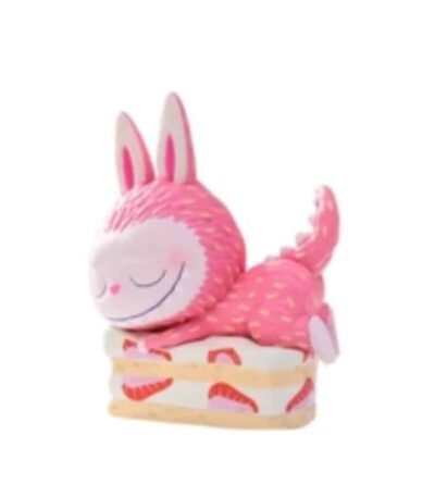 Figurine Labubu Strawberry fraisier cake The Monsters Patisseries Series