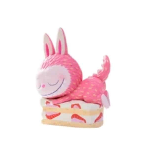 Figurine Labubu Strawberry fraisier cake The Monsters Patisseries Series