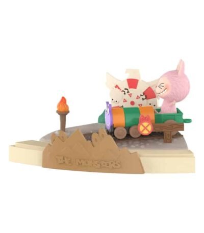 Figurine Labubu Train Charges Forward The Monsters Playing Games Series
