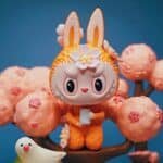 Labubu Cherry Blossoms The Monsters Flower Elves Series