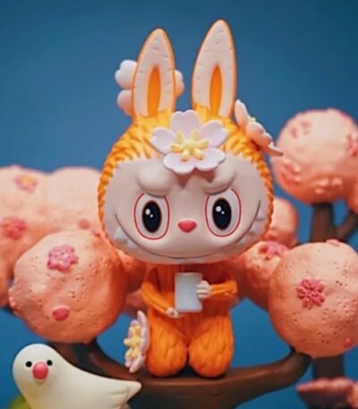 Labubu Cherry Blossoms The Monsters Flower Elves Series