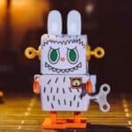 Labubu Clockwork Walking Robot The Monsters Toys Series