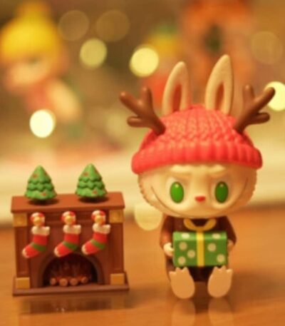Labubu Fireplace The monsters Let's Christmas Series