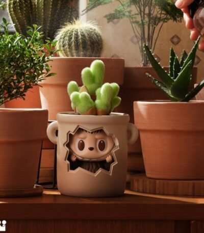 Labubu Flower Pot – The Monsters Almost Hidden Series