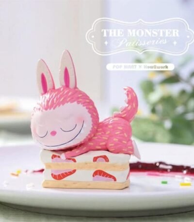 Labubu Strawberry fraisier cake The Monsters Patisseries Series