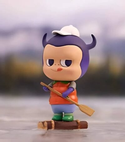 Labubu Wooden Raft The Monsters Camping Series