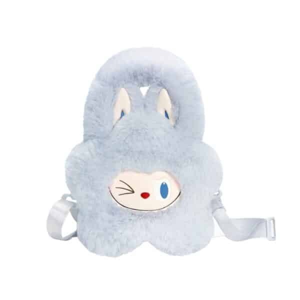 Sac Peluche Labubu Fleur Bleu The Monsters Classic Series