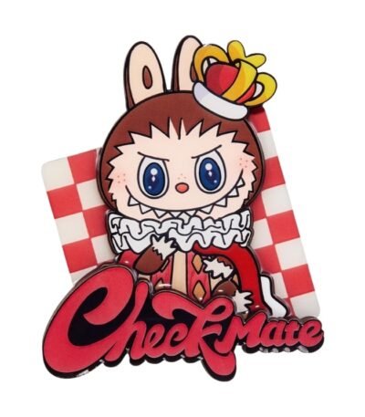 Aimant pour frigo Labubu King – The Monsters Let’s Checkmate Series