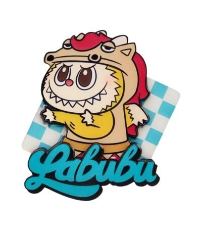 Aimant pour frigo Labubu Knight – The Monsters Let’s Checkmate Series