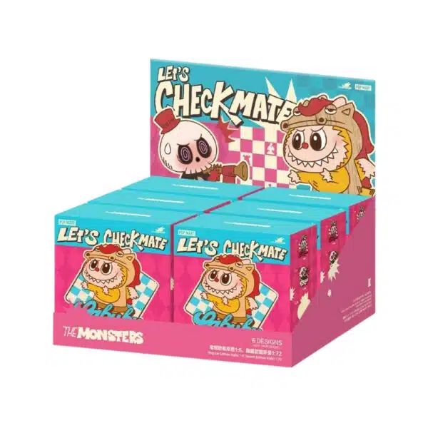 Aimants pour frigo Labubu – The Monsters Let’s Checkmate Series Coffret Intégral
