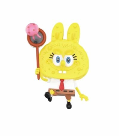 Figurine Labubu Jellyfish Catcher – The Monsters Bob l'Éponge Series