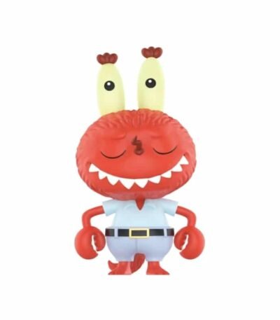 Figurine Labubu Monsieur Krabs × Zimomo – The Monsters Bob l'Éponge Series