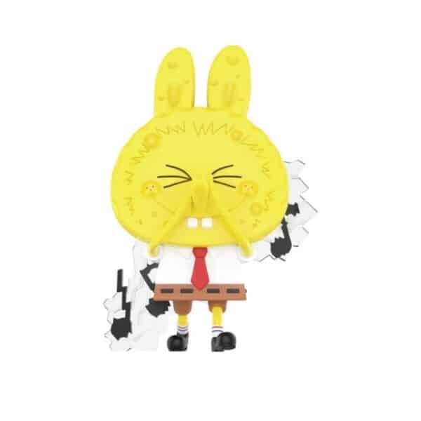 Figurine Labubu Nose Flute – The Monsters Bob l'Éponge Series