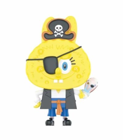 Figurine Labubu Pirate Bob l’Éponge Secrète – The Monsters Bob l'Éponge Series