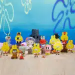 Figurine Labubu – The Monsters Bob l'Éponge Series