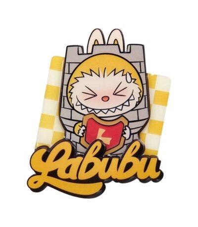 Aimant pour frigo Labubu Rook – The Monsters Let’s Checkmate Series