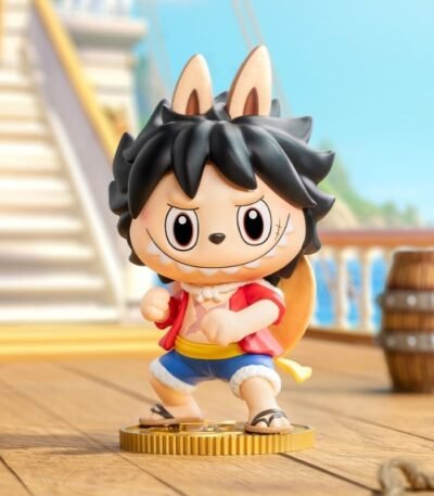 Labubu Monkey D. Luffy – The Monsters One Piece Series