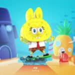 Labubu Surfing – The Monsters Bob l'Éponge Series