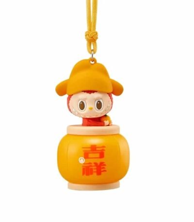 Night Light Labubu Good Luck The Monsters Let's Have Fun Together Series Blind Box Jaune