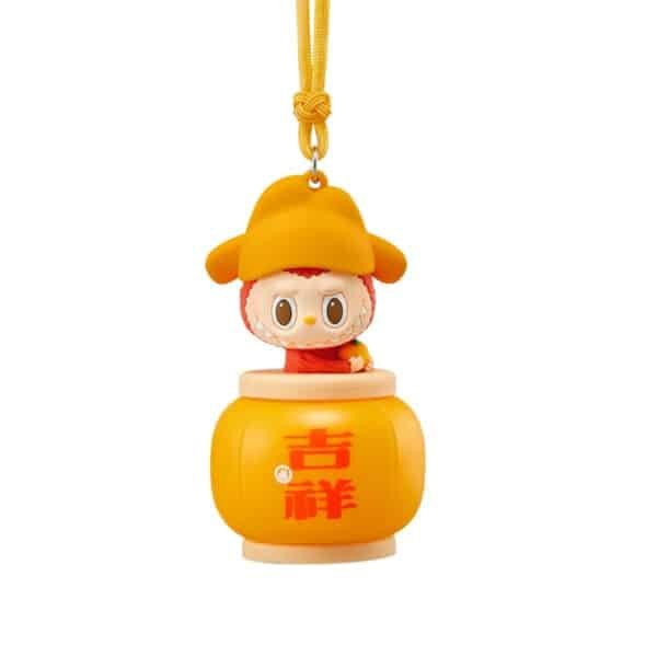 Night Light Labubu Good Luck The Monsters Let's Have Fun Together Series Blind Box Jaune