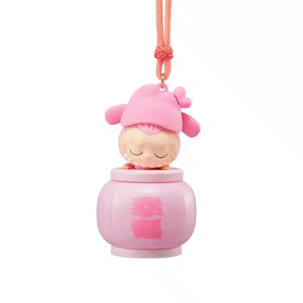 Night Light Labubu Happiness The Monsters Let's Have Fun Together Series Blind Box Rose