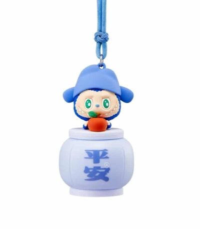 Night Light Labubu Peace The Monsters Let's Have Fun Together Series Blind Box Bleu