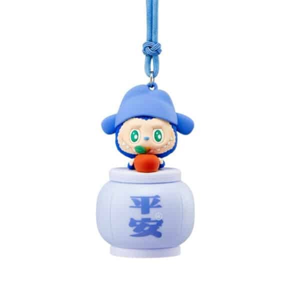Night Light Labubu Peace The Monsters Let's Have Fun Together Series Blind Box Bleu
