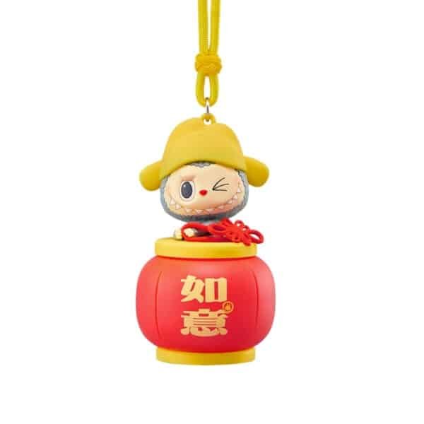 Night Light Labubu Satisfaction The Monsters Let's Have Fun Together Series Blind Box Rouge Jaune
